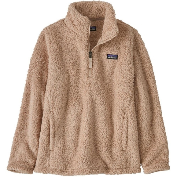 Patagonia Los Gatos 1/4 Zip Fleece Pullover Jacket Size XL -14 Young Pink Sherpa